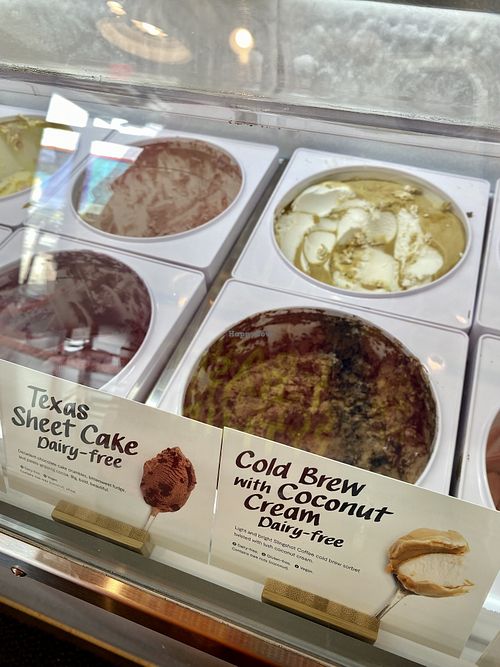 Vegan flavors   at Jeni's Ice Creams in Durham