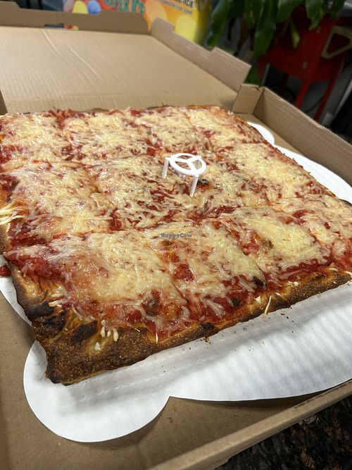 Vegan Sicilian  at Red Volpe Pizzeria Ristorante in Bethpage