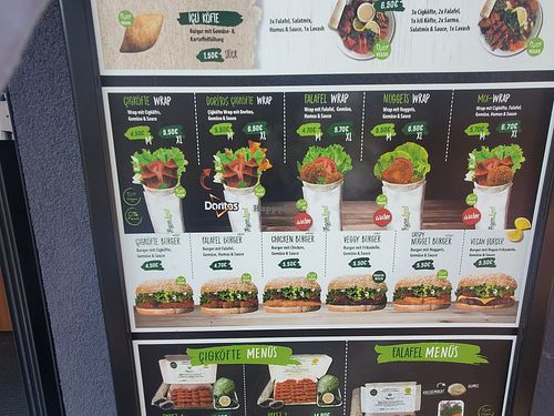 Menu Two at Veganland in Vienna