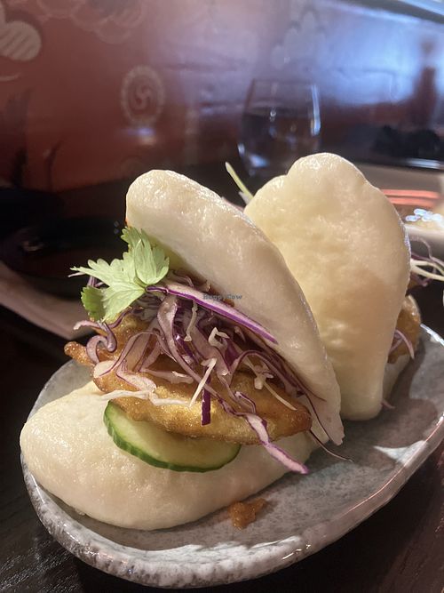 Bao bun  at White + Wong's in Queenstown