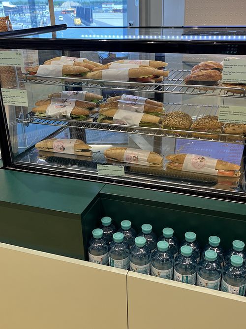 Vegan sandwiches ready to go  at VIE - The Lala / Veganista - T1-C in Vienna