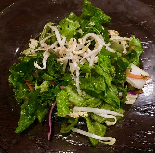 Black sesame salad at Zen Forrest in New Port Richey