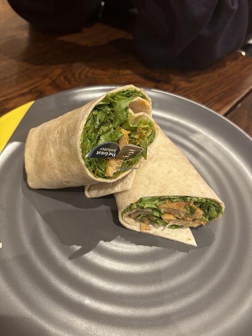vegan chikn wrap  at Nando's - Glasshouse St in London