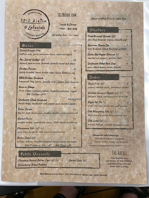 3812 bistro at lakeside resort watkins glen new york restaurant