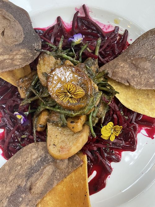 King Trumpet Ceviche   at Jardin in Madison