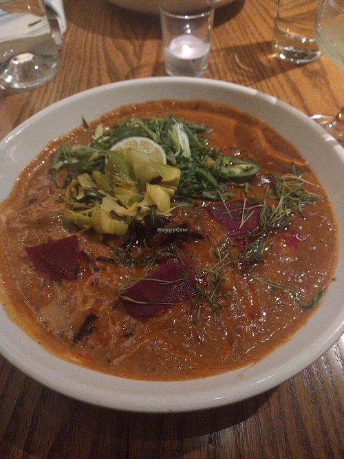 chickpea curry at Jardin in Madison