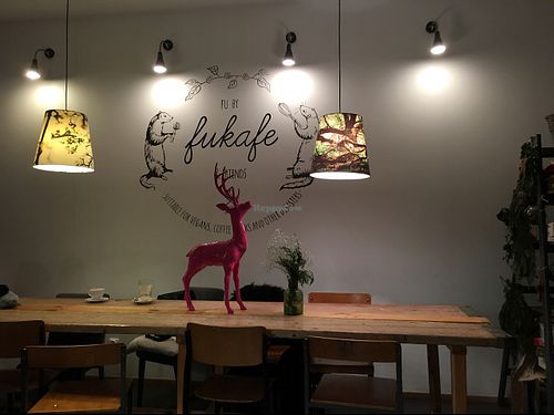 interior is awesome at Fukafe in Gdansk