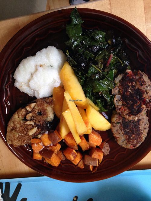 Vegan Monkeybread (cinnamon-caramel pull-apart bread) at Someday Farm Vegan Bed and Breakfast in Freeland