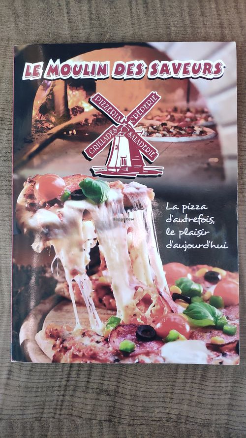 Menu cover at Le Moulin Des Saveurs in Argentan