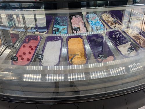 Vegan ice creams and sorbets at Nardini's in Largs