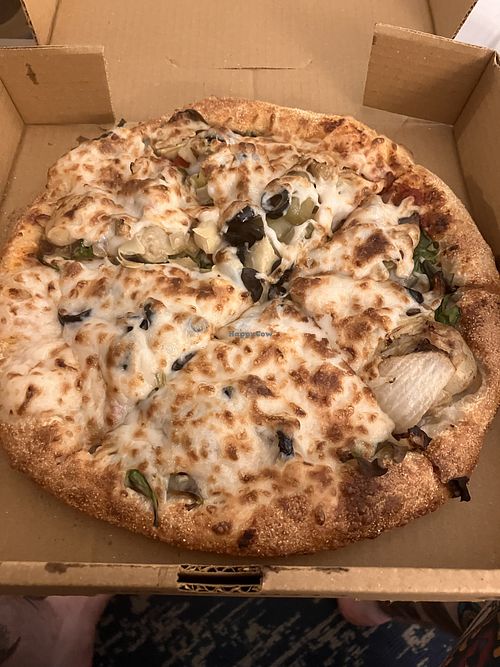 Vegan lover pizza  at Magazine Pizza in New Orleans