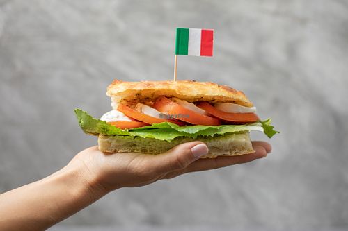 Vegetarian Focaccia at That's Amore Focaccia Love & More in Bangkok