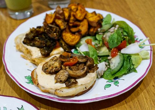 Savory Pancakes at Ground to Grow in Paris