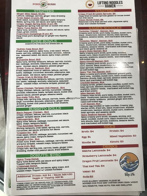 Lifting Noodles Ramen North Charleston South Carolina Restaurant