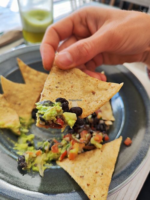 Nachos at Veggie Palmas in Medellin