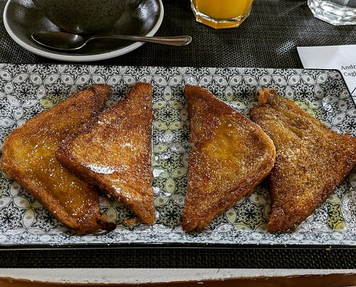 Vegan French Toast at Caffè dell'Arte Specialty Coffee in Cagliari