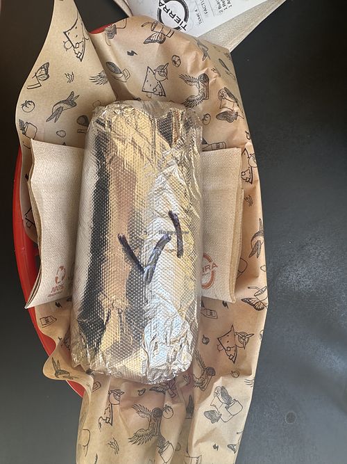 Burrito  at Tierra Burrito Bar - Debod in Madrid