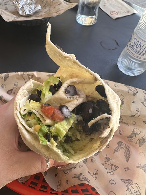 Vegan Burrito   at Tierra Burrito Bar - Debod in Madrid