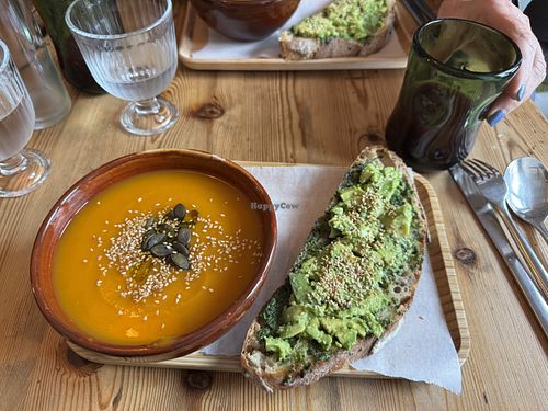 Healthy choices, local ingredients, able to provide vegan options  at Café Timothé in Saint-paul-de-vence