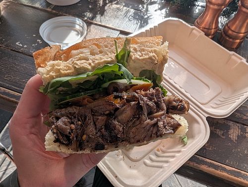 Vegan sandwich at Crumb in Bordentown