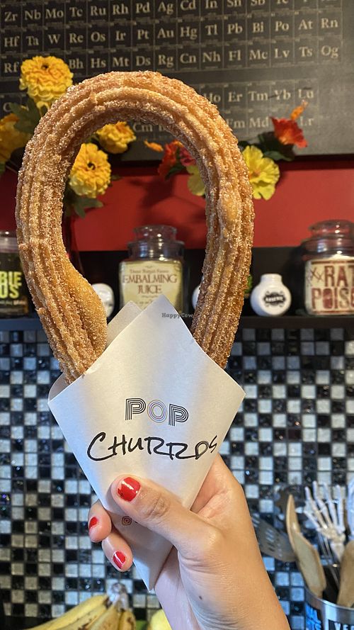 Vegan Churro Pop Loop Enjoyed at Home 😋 #Veganuary at Pop Churros in Newark