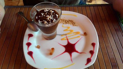 Chocolate dessert. at Saveurs Nature in Perpignan
