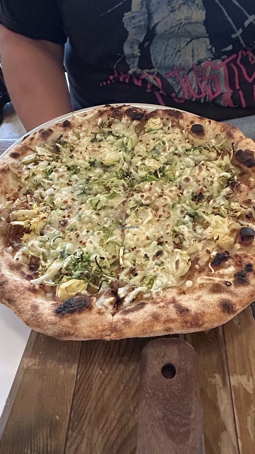 The ‘Lia’ pizza   at Dellarocco's in Brooklyn