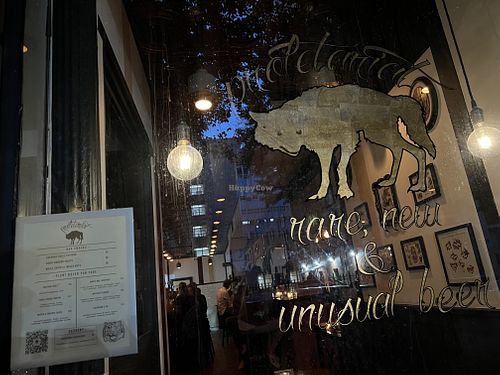 window  at Proletariat in New York City