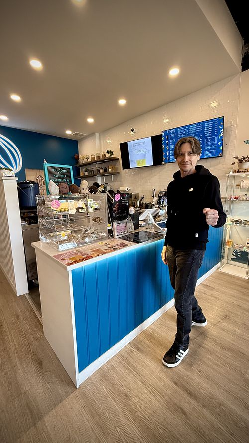 Great cafe!  at Nuttea in Vancouver