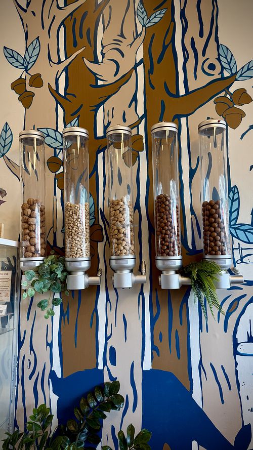 How cute a I love nuts!  at Nuttea in Vancouver