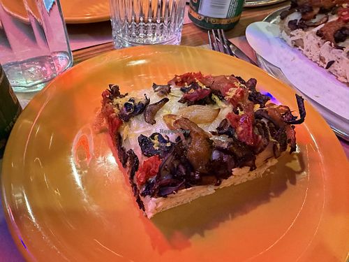 v/gf ford funghi (add calabrian chili)  at Hudson & Packard in Poughkeepsie