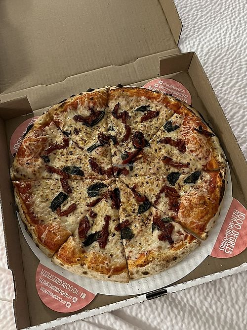 Generously cheesed!   at 1000 Degrees in Cleveland