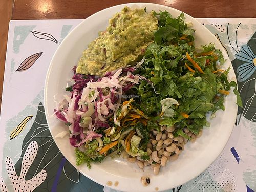 Saladas e guacamole  at Bardana Cozinha Natural - Av Ayrton in Rio De Janeiro