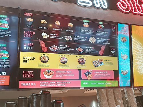 sides and shakes at Burgertory in Box Hill