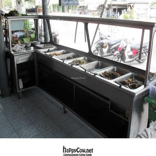 ready made food selections at Kitchen Jay in Pattaya