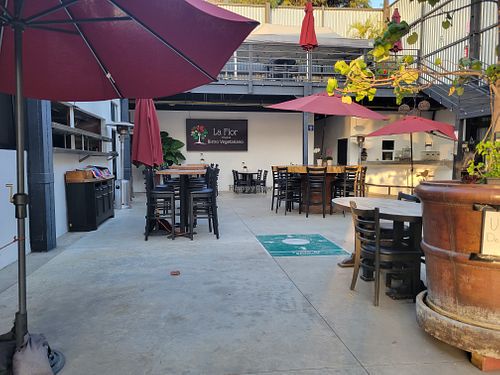 Inside at La Flor Original Bistro Vegetariano in Tijuana