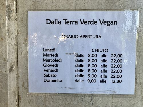   at Dalla Terra Verde Vegan in Cisterna Di Latina
