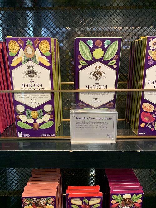Banana Coconut or Matcha are vegan  at ORD - Vosges Haut-Chocolat - T1 in Chicago