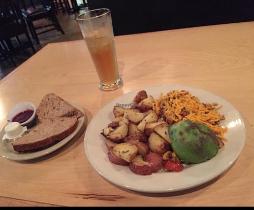 vegan tofu scramble at Seva in Detroit