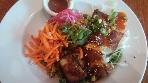 Seoul Bowl with cripsy tofu. So good!  at Veggie Grill by Next Level in Beaverton