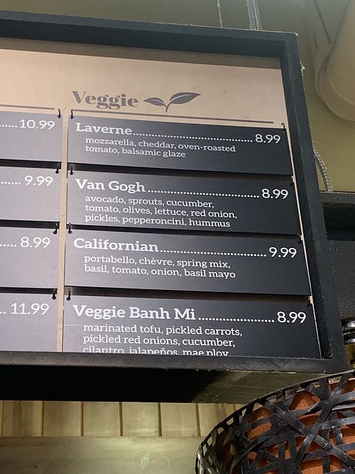 Veggie sandos  at Nugget Markets - El Dorado Hills in El Dorado Hills