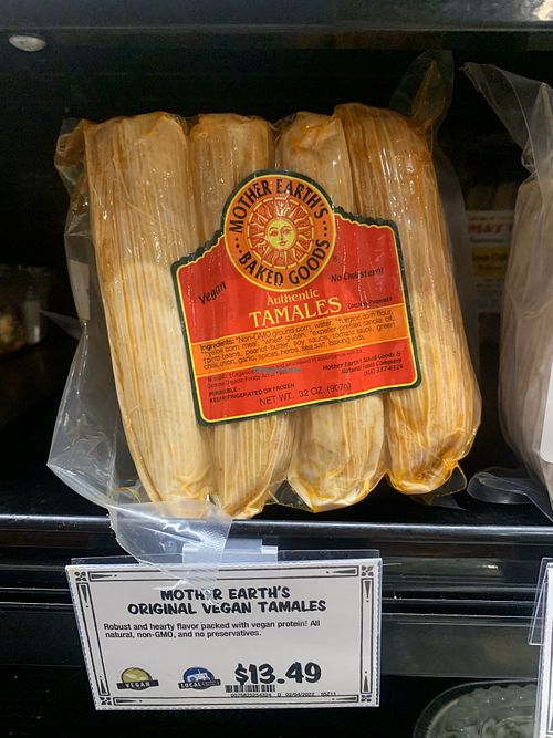 Vegan tamales   at Nugget Markets - El Dorado Hills in El Dorado Hills
