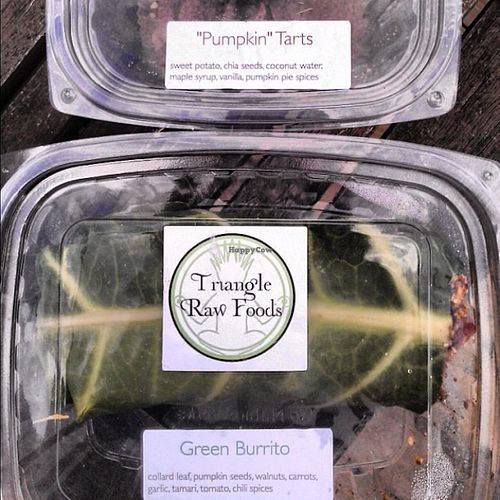 Green Burrito at Cafe L.O.V.E. in Durham