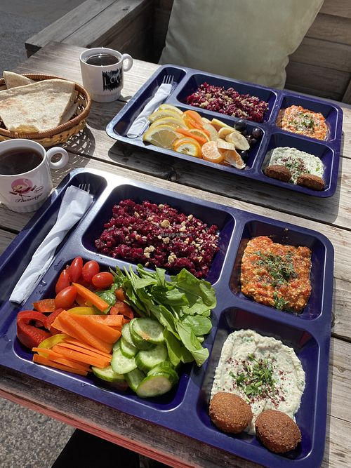 Breakfast with changing Food   at Carob Restaurant in Amman