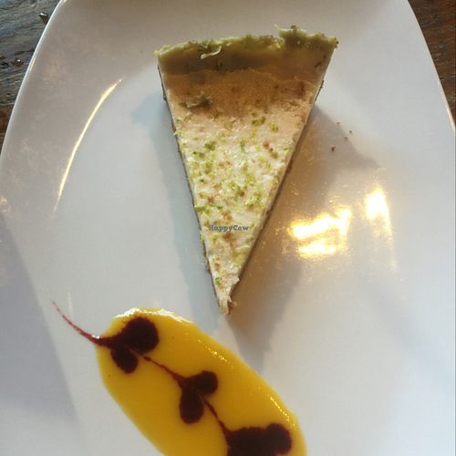 vegan key-lime pie  at The Cafe in Key West