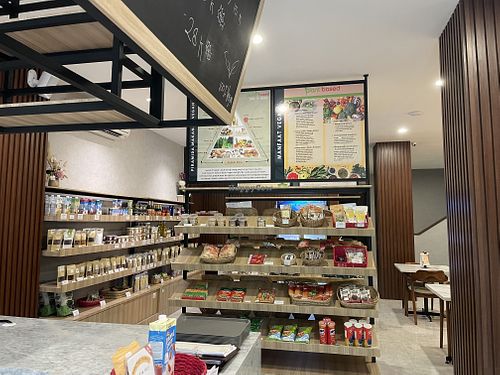 The little shop within the restaurant  at Plant Based in 