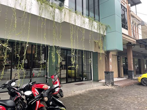 Out front  at Plant Based in 