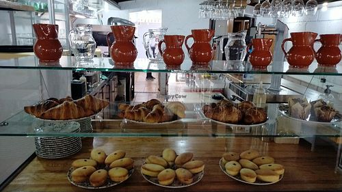 Croissant, Pasticciotti leccese, Crostata, Muffin at Humus Vegan Tenerife in Tenerife