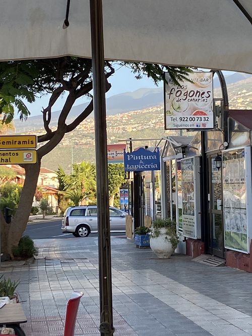 Beautiful location  at Humus Vegan Tenerife in Tenerife