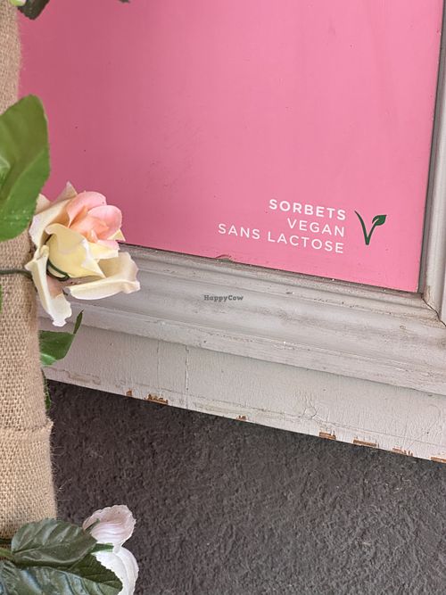 Sorbets = vegan  at Les Délices d'Aurile de Grasse in Grasse